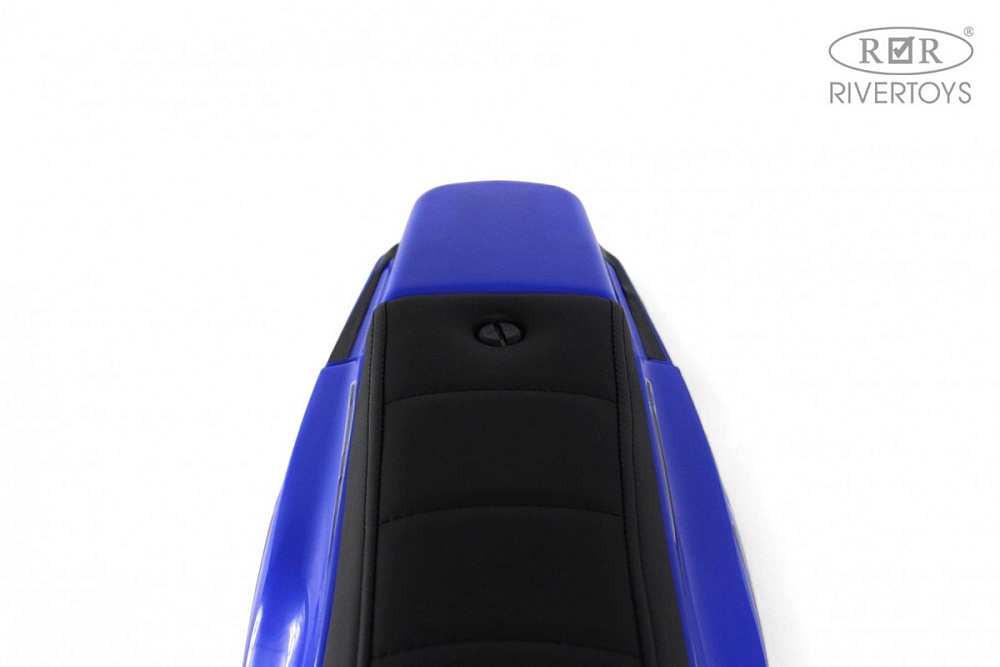 Детский электромотоцикл RiverToys E777KX E777KX-MOTO-BLUE/синий