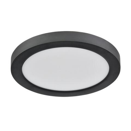 7788/12L MITRA LED SN 537 Светильник пластик/белый/черный LED 12Вт 3000/4000/6500К D170 IP44 CCT/датчик движения NEBULA BLACK