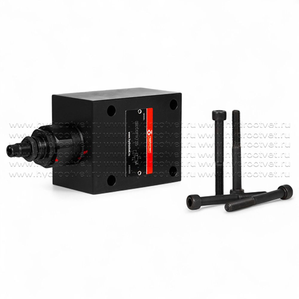 DBDS10P1X/315 - Предохранительный клапан прямого управления Ду10, давление регулировки до 315 бар, тип монтажа - на плиту, элемент регулировки S = винт