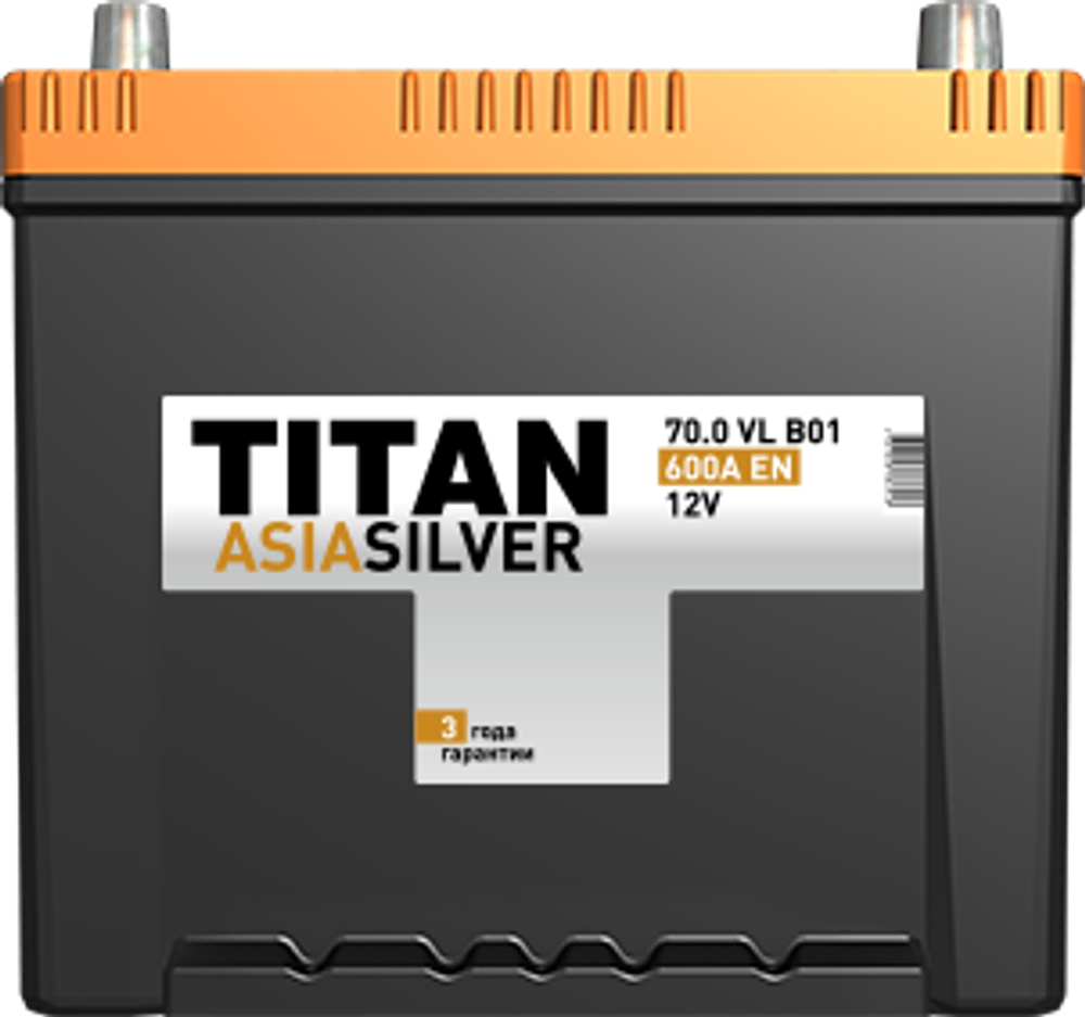 TITAN Asia silver 6СТ-70 аккумулятор