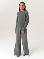 Джемпер для девочки AT1001 серый