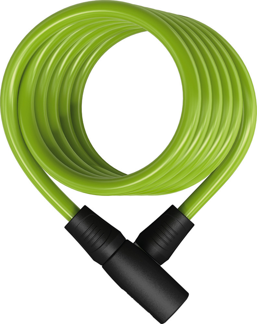 Замок вело трос 8мм, ключ, Star 4508K/150см класс защиты 2/15, 280гр, зеленый ABUS