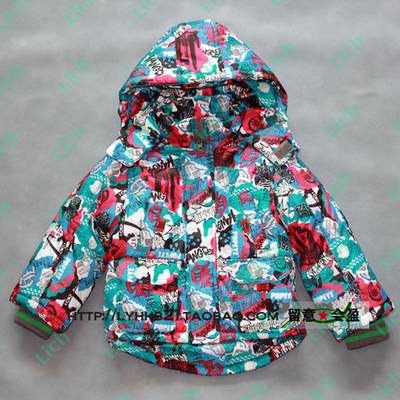 Куртка с принтами граффити