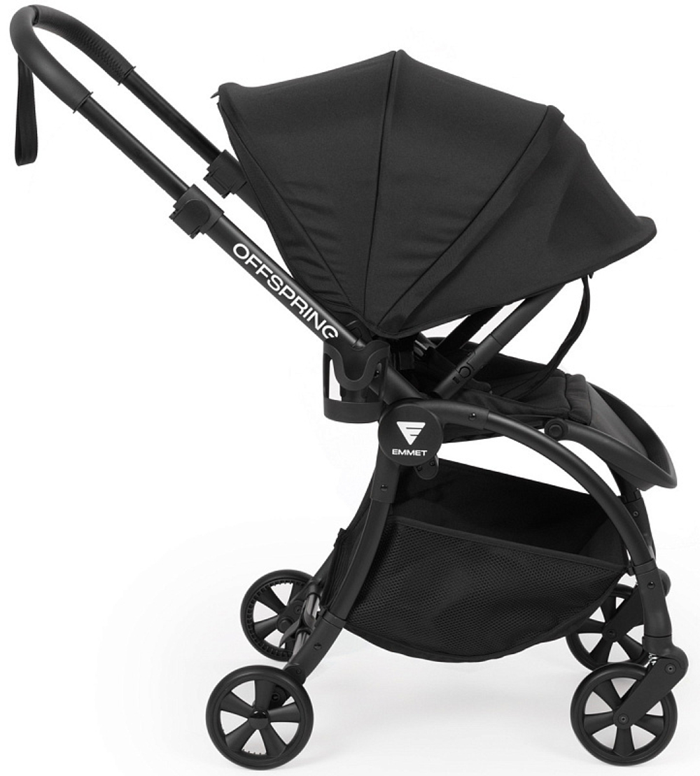 Детская прогулочная коляска Emmet Offspring OFS-01 Чёрный / (Black)