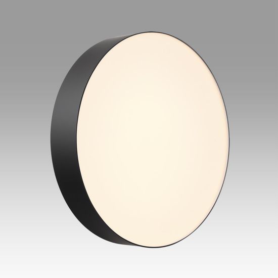 7780/DL BASICA SN 000 Светильник пластик/белый/черный LED 48Вт 3000-6000К D390 IP43 пульт ДУ OPTIMA