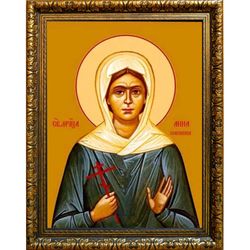 Анна Шашкина мученица. Икона на холсте.