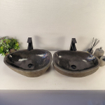 Раковина из речного камня ПАРА! RS-65478 55*36*15 0865
