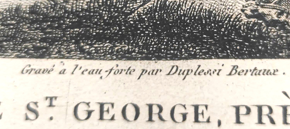 Битва в Сент-Джордже около Мантуи.Гравюра из альбома Военные кампании Франции. Париж. 1834