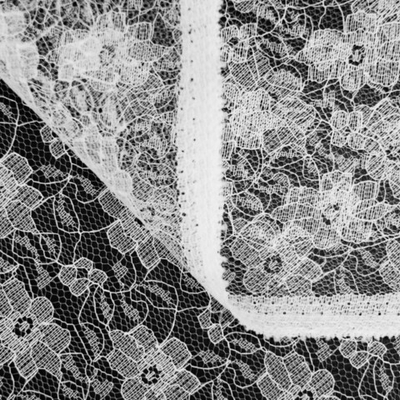 Кружево Гипюр, 150 см, белый