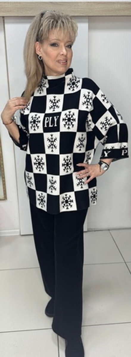 Комбинированные брюки из микро вельвета по лицевой стороне