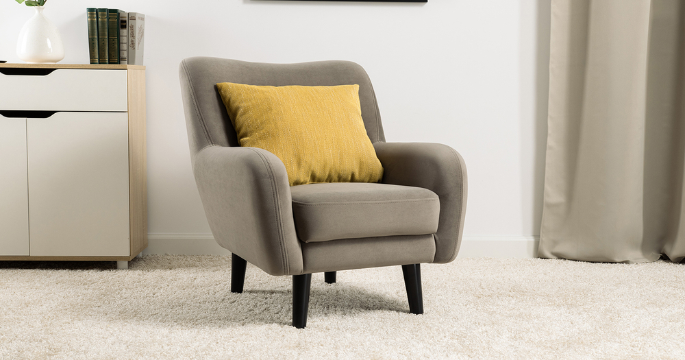 Дакота кресло для отдыха (серо-коричневый)