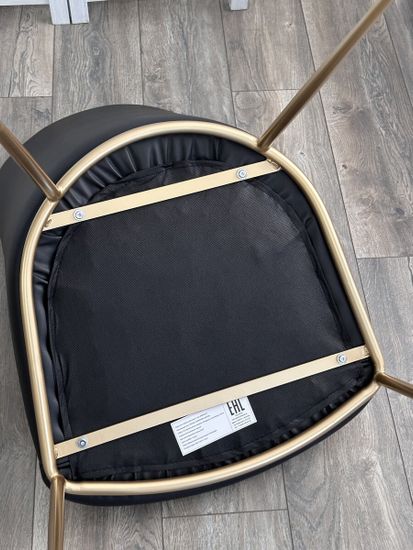 Стул ABRIOLA Black Ti-25, PU / бронзовый