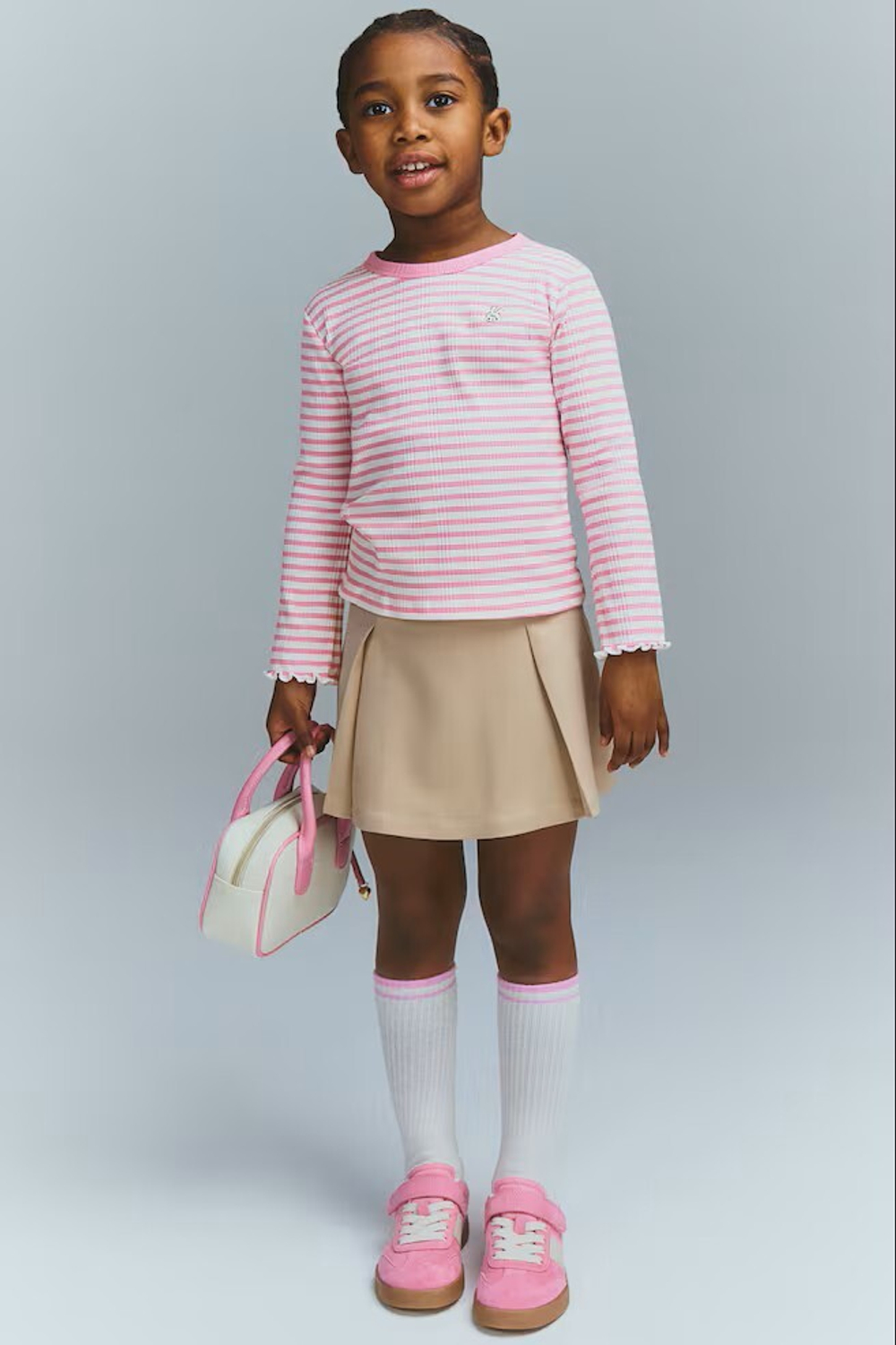 H&M Трикотажный топ, розовый