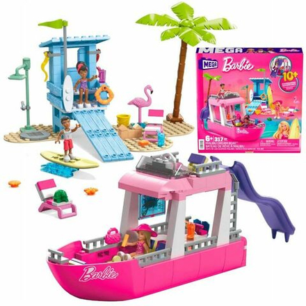 Конструктор Mega Barbie Malibu Dream Boat - Игровой конструктор Лодка мечты Малибу 317 эл. - Мега Барби HPN79