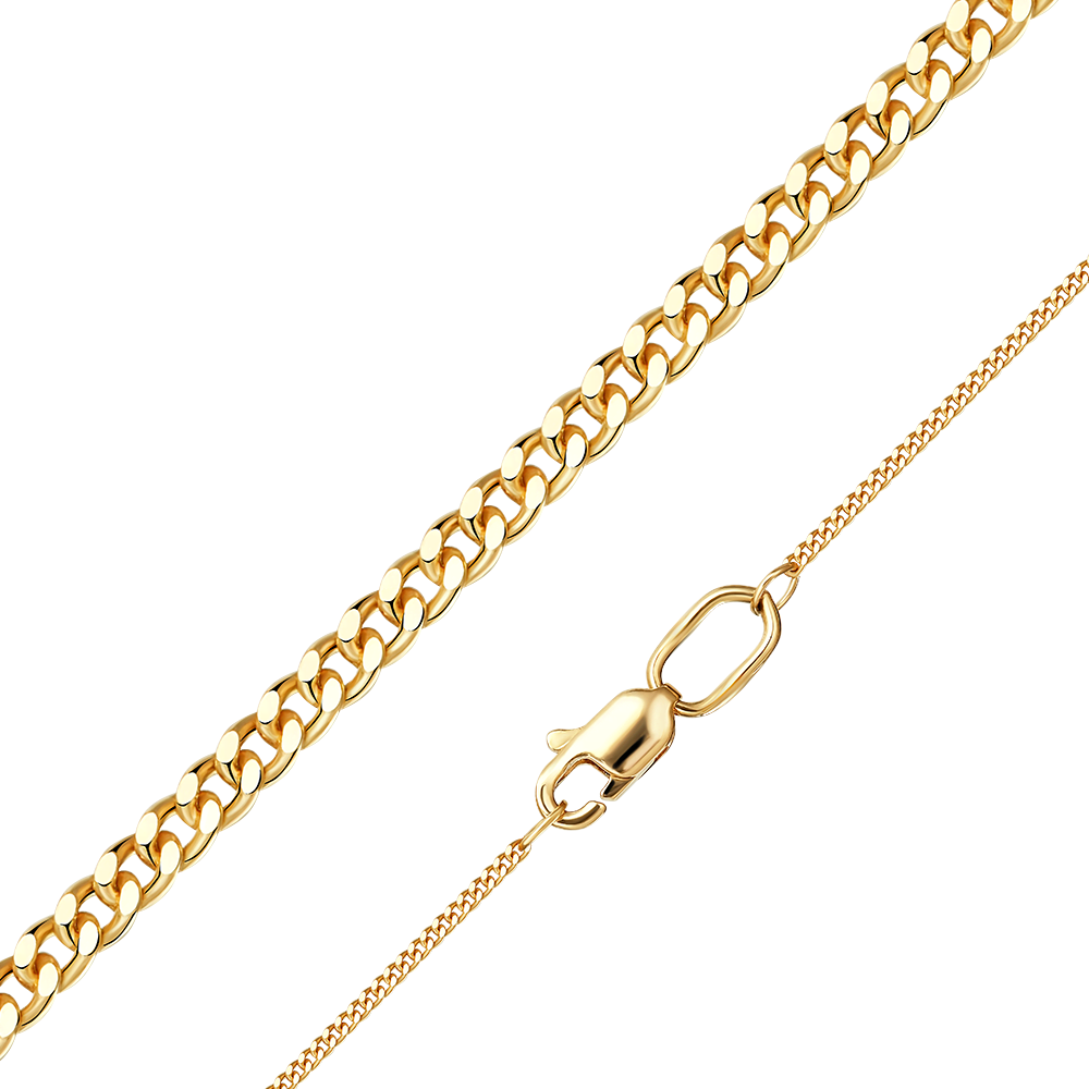 Цепь из лимонного золота (плетение панцирное) Артикул: 21-0113-030-1130-17