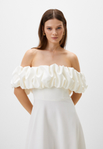 Свадебное платье с буфом