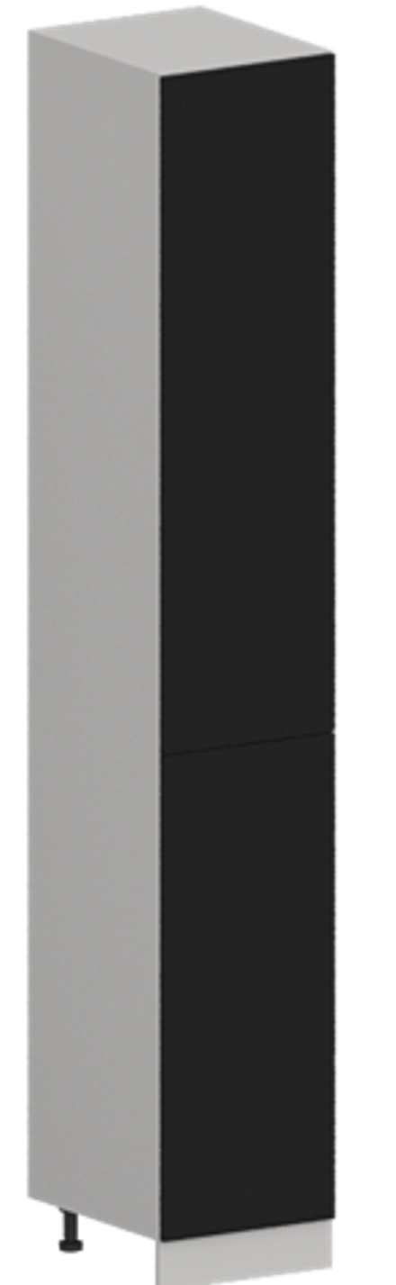 Кухня Модуль ШП 400Н Графит / Черный матовый