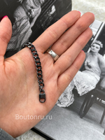 Вешалка петелька цепочка для верхней одежды графит