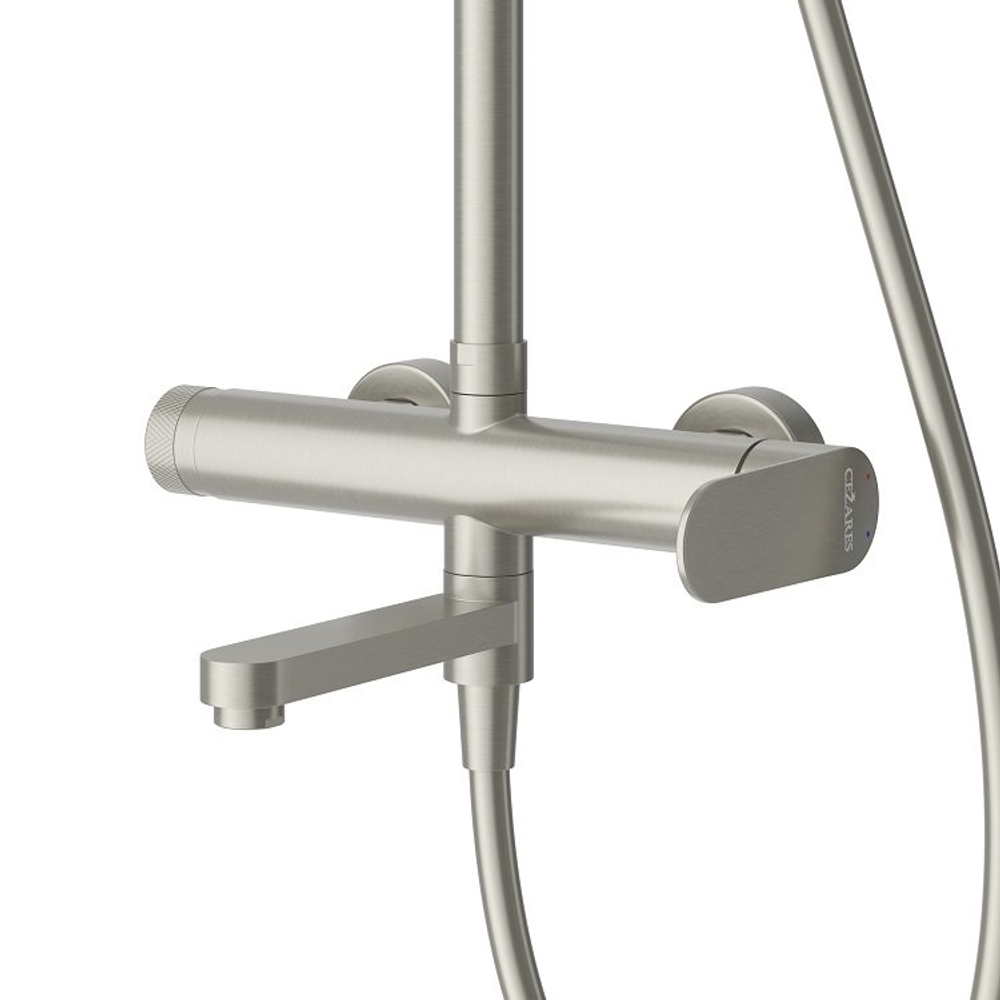 Душевая стойка со смесителем и изливом CEZARES STYLUS-CVD-IN