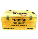Батарея салютов Арт-эффект (TKB958) от ТК Сервис, 258 выстрелов, 20–30 мм