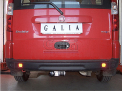 Фаркоп оцинкованный Galia F070C для FIAT Doblo 2001-2010(паспорт и сертификат в комплекте)(без электрики)