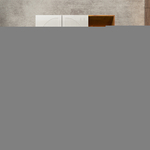 Шкаф Агератум МДФ двухсекционный с стеллажом Лайн флай (0,27) А10029 матовая - Орех Экко 9459  170*50*260