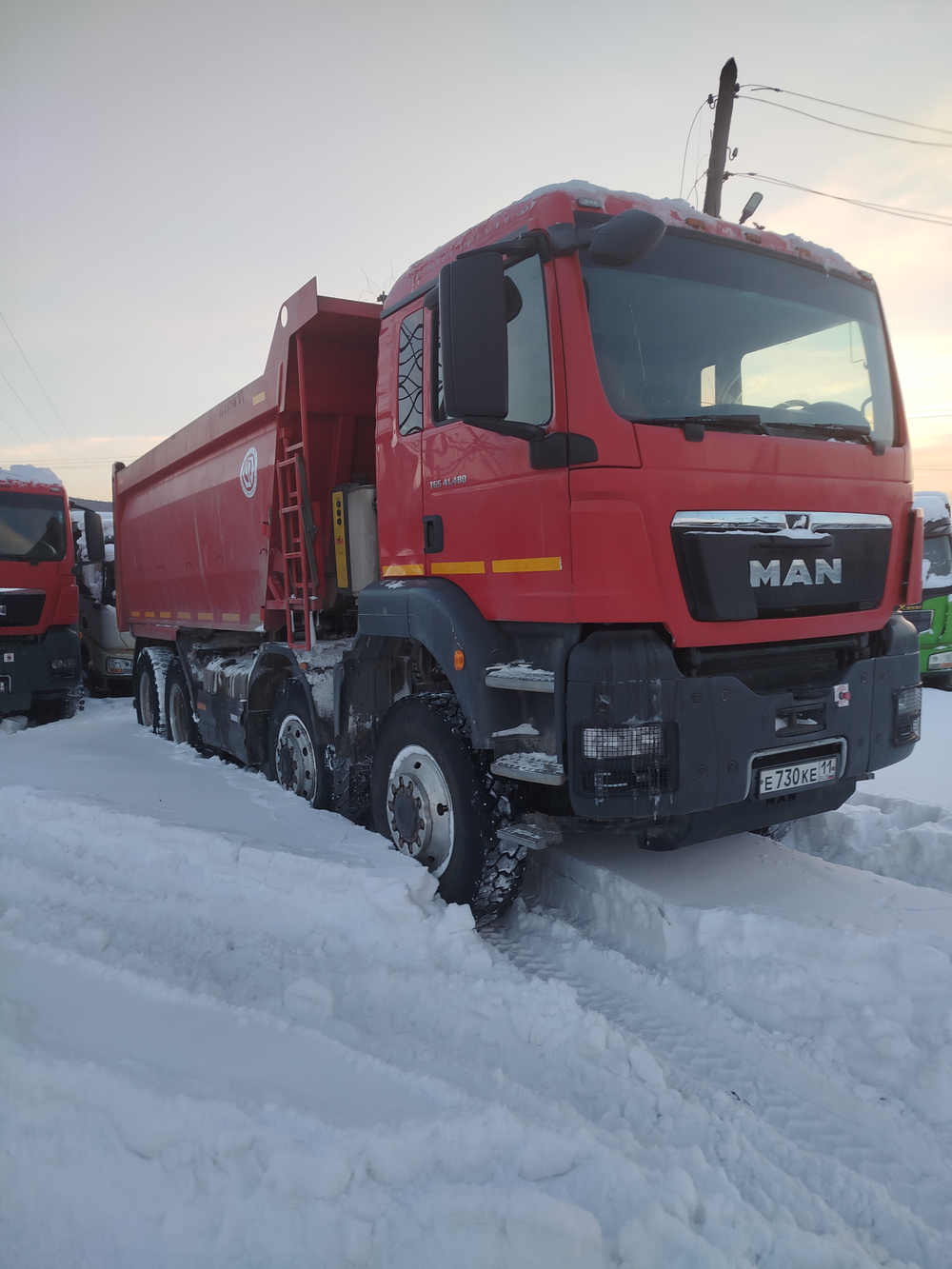 MAN TGS 8x8 Самосвал БЦМ-59 	(Дизельный, 12,4 л, 480 л.с., АТ)