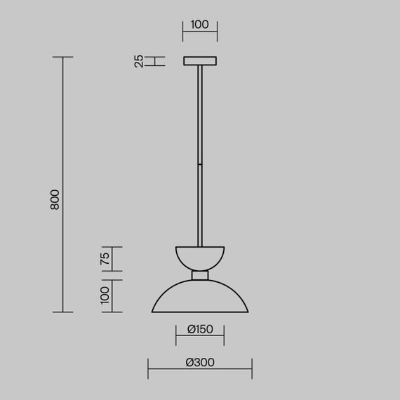 Подвесной светильник Freya Essence FR5490CL-01BS