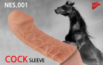 Насадка фаллическая KOKOS Extreme Sleeve 005, 14,7 см, рельеф