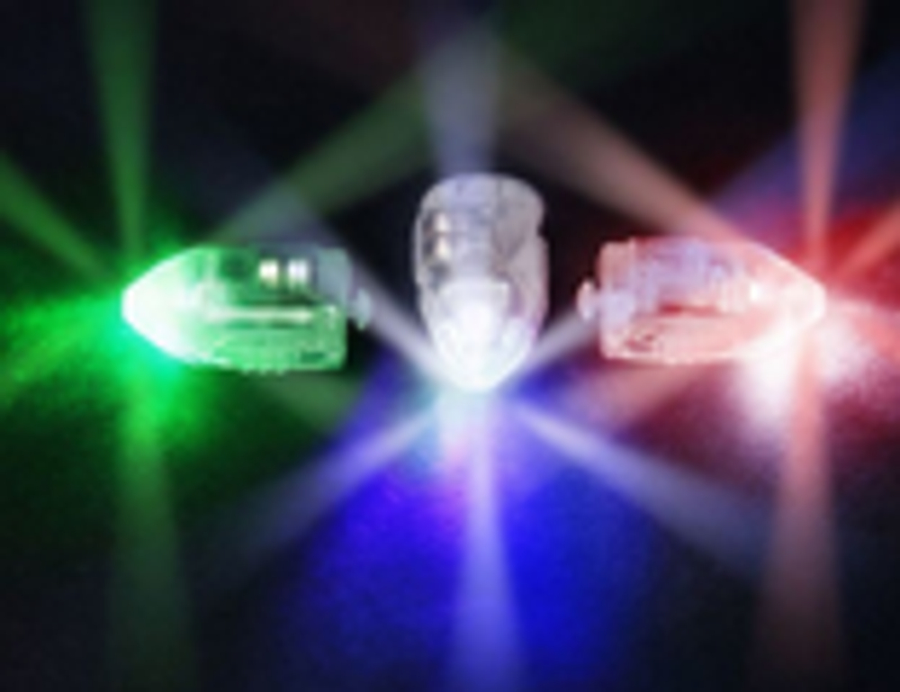 Светодиодный модуль многоцветный, мигающий с батарейкой 1 шт.