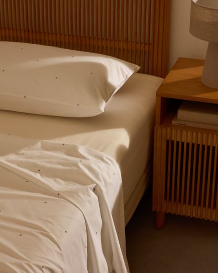 Настольная лампа Algaida серая ткань