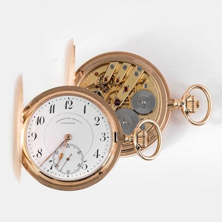 Золотые карманные часы IWC (International Watch CO.)