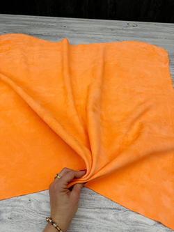 Fluo Orange (1,3-1,5 мм), цв. Оранжевый, замша