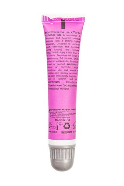 Возбуждающий гель мягкого действия JO CLITORAL CHILL - 10 мл.