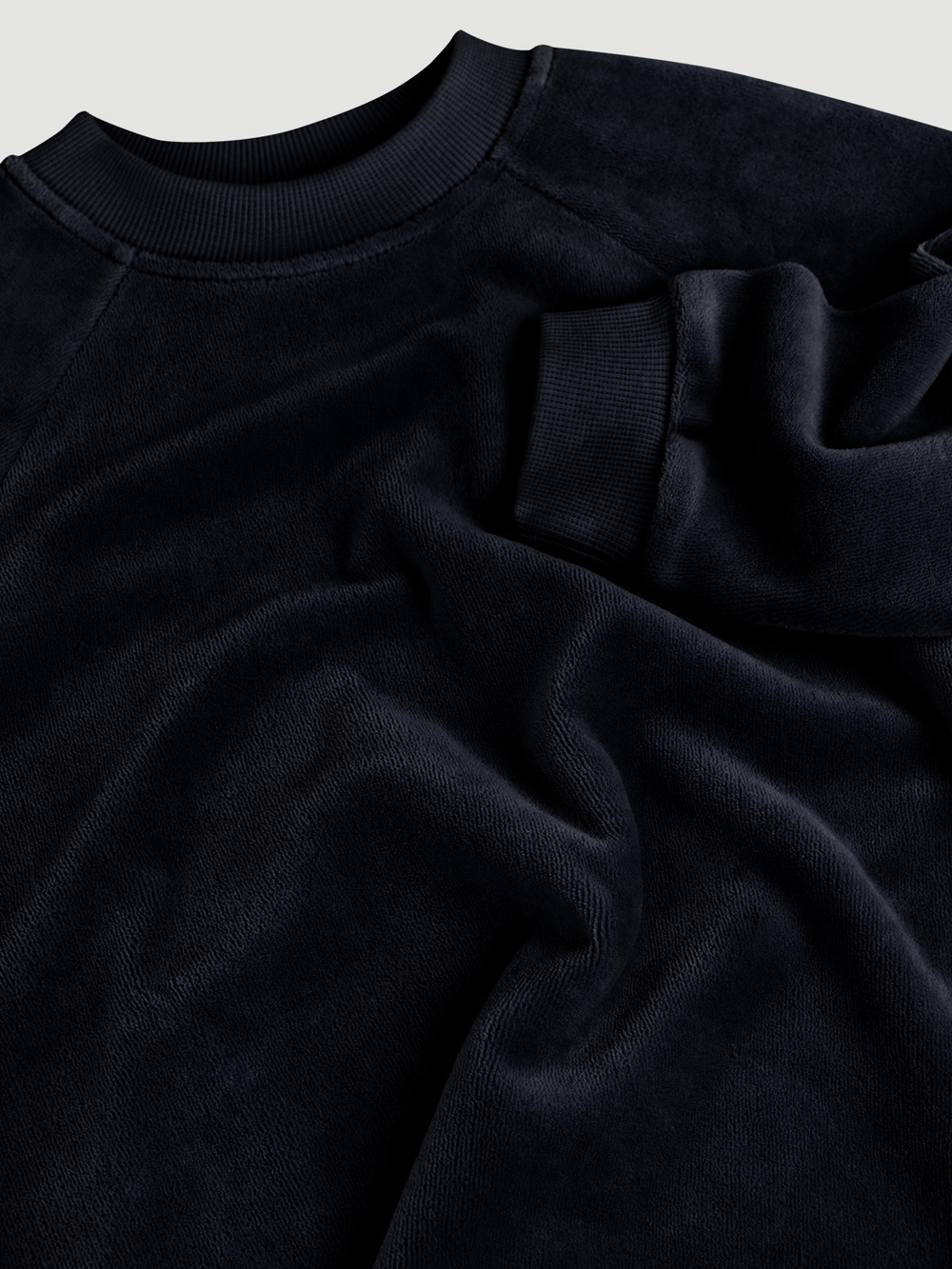 Велюровый комплект Mjölk (свитшот и брюки) Navy