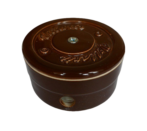 Распаячная коробка Коричневая D70 Villaris 2120002 / Ø 70 мм