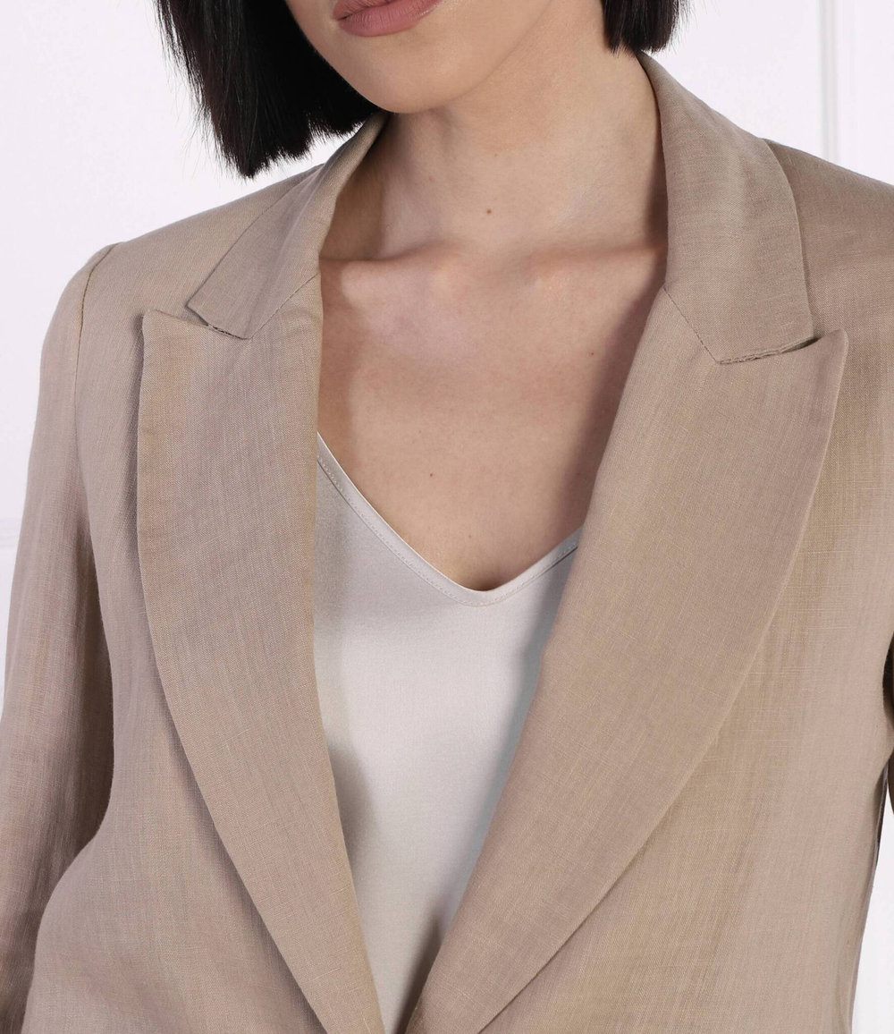 Льняный пиджак AFRO Marella SPORT - бежевый(13041094)