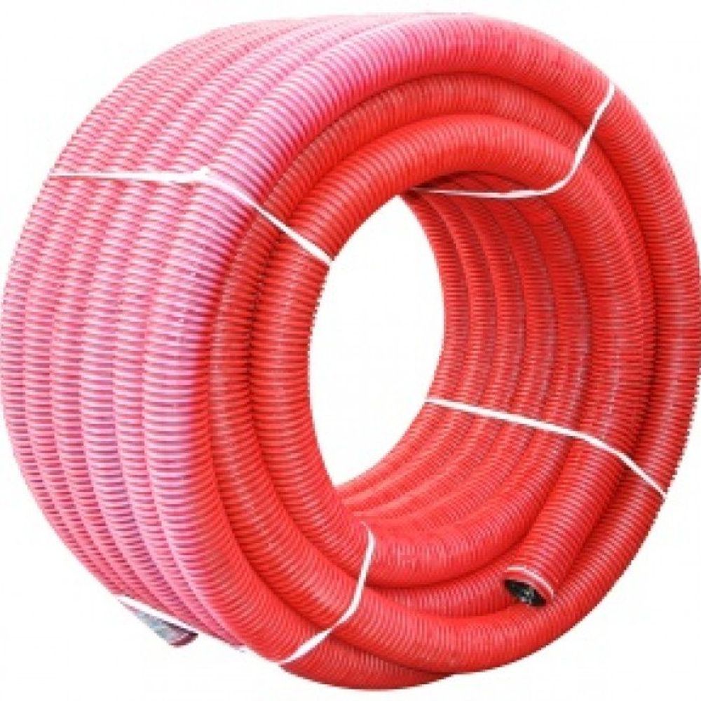 Труба дренажная 50мм*50м гоф., двухслойная,ливневая, для кабеля