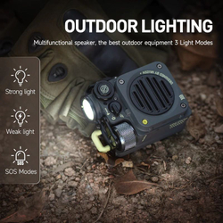 Беспроводная колонка Muzen Sticker красная