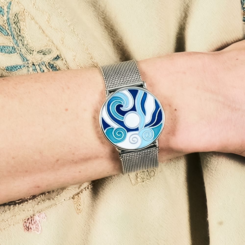 Браслет Fiore Luna на металлическом ремешке CB13784-1 S