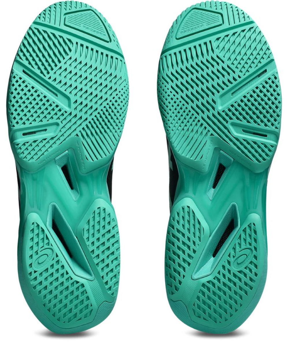 Теннисные кроссовки Asics Solution Speed FF 4 - black/aurora green