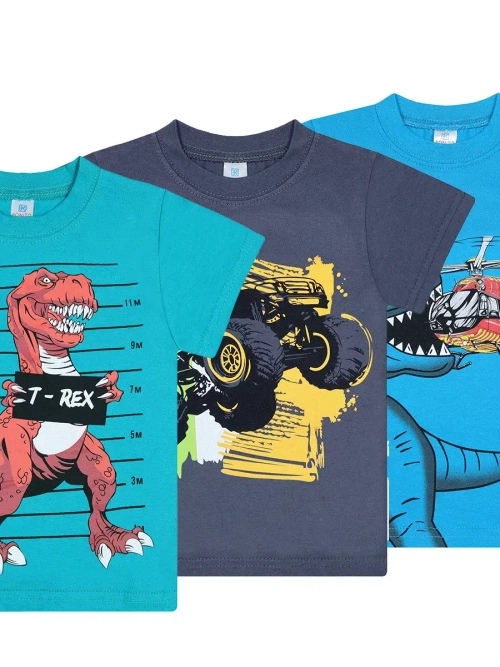 Футболка для садика и школы.мальчик.набор 3 шт