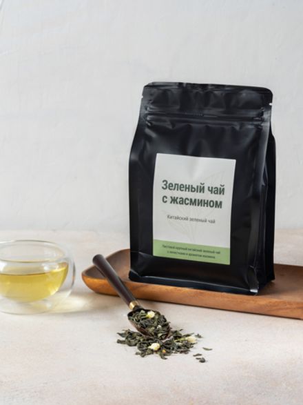 Чай зеленый - Жасминовый чай с бутонами - пакет 200 гр