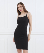 Платье SLUB RIB STRAPPY DRESS CALVIN KLEIN JEANS - черный(J20J221149)