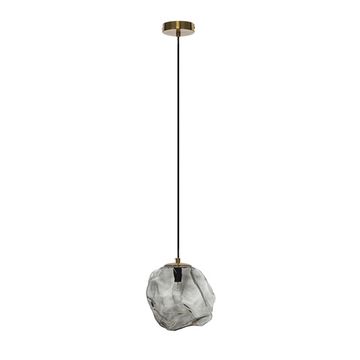 Подвесной светильник 1*Е14 CL247081 бронза/дымчатый ROCKA Citilux