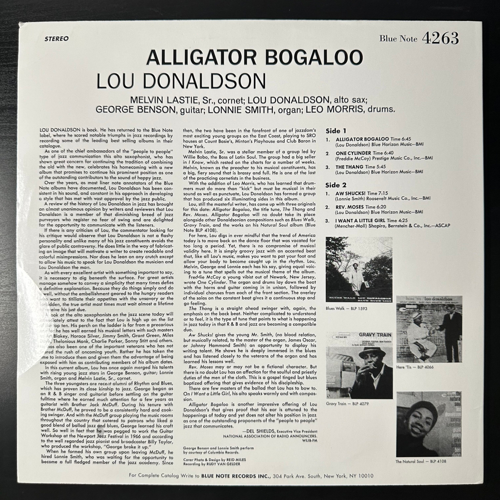 Lou Donaldson ‎– Alligator Bogaloo (США)