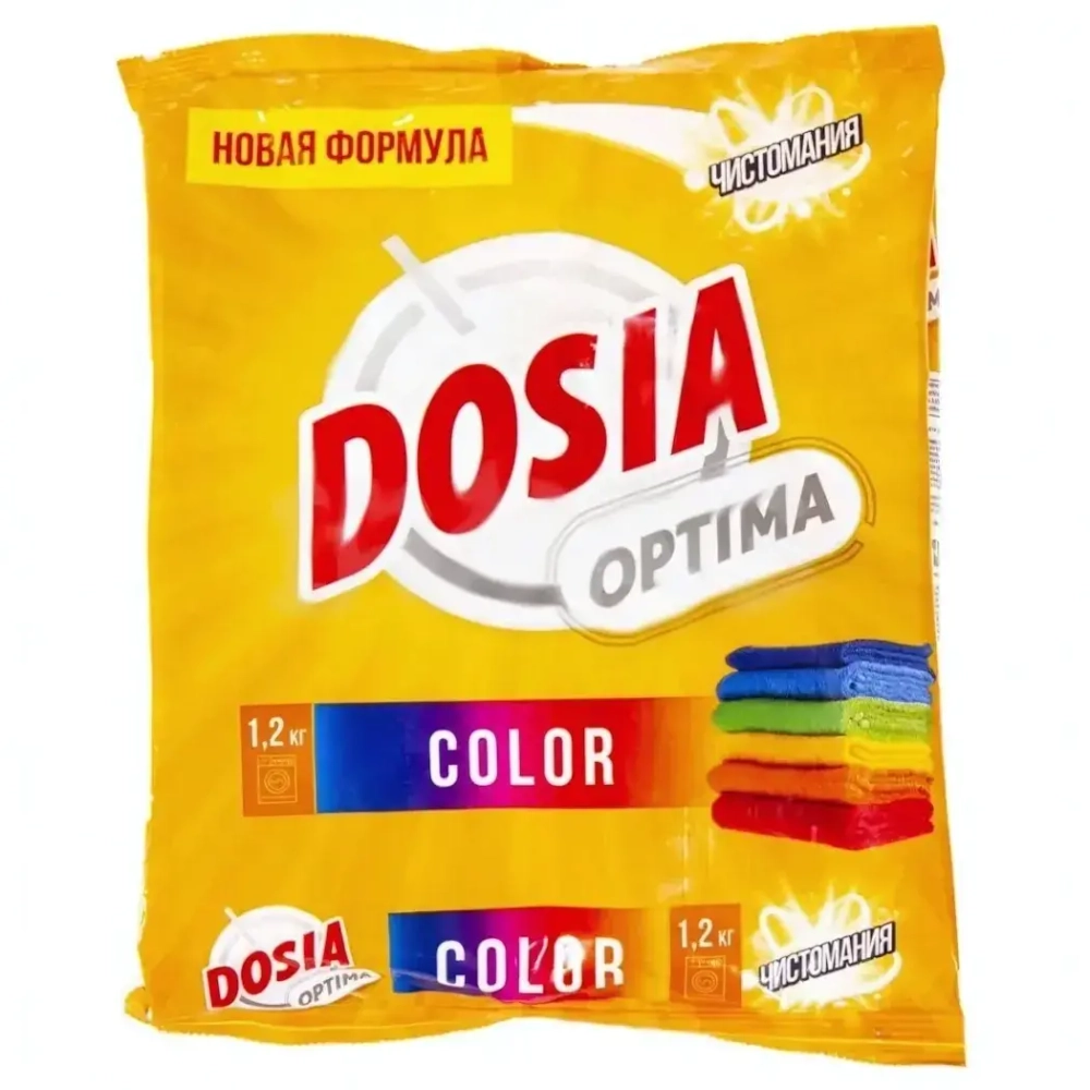 Порошок стиральный DOSIA Optima Color 1.2 кг