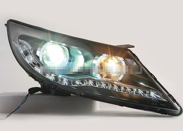 Передние фары Киа Спортейдж 2010-2014 V8 type