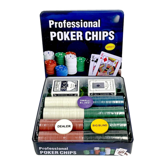 Покер 400 фишек