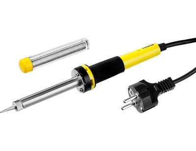 STAYER PROTerm, 40 Вт, конус, в наборе: припой + подставка, 2 К рукоятка, электропаяльник, Professional (55300-40)